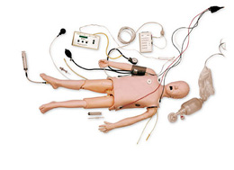 幼兒生命救護(hù)模型,接互動(dòng)心電圖模擬器